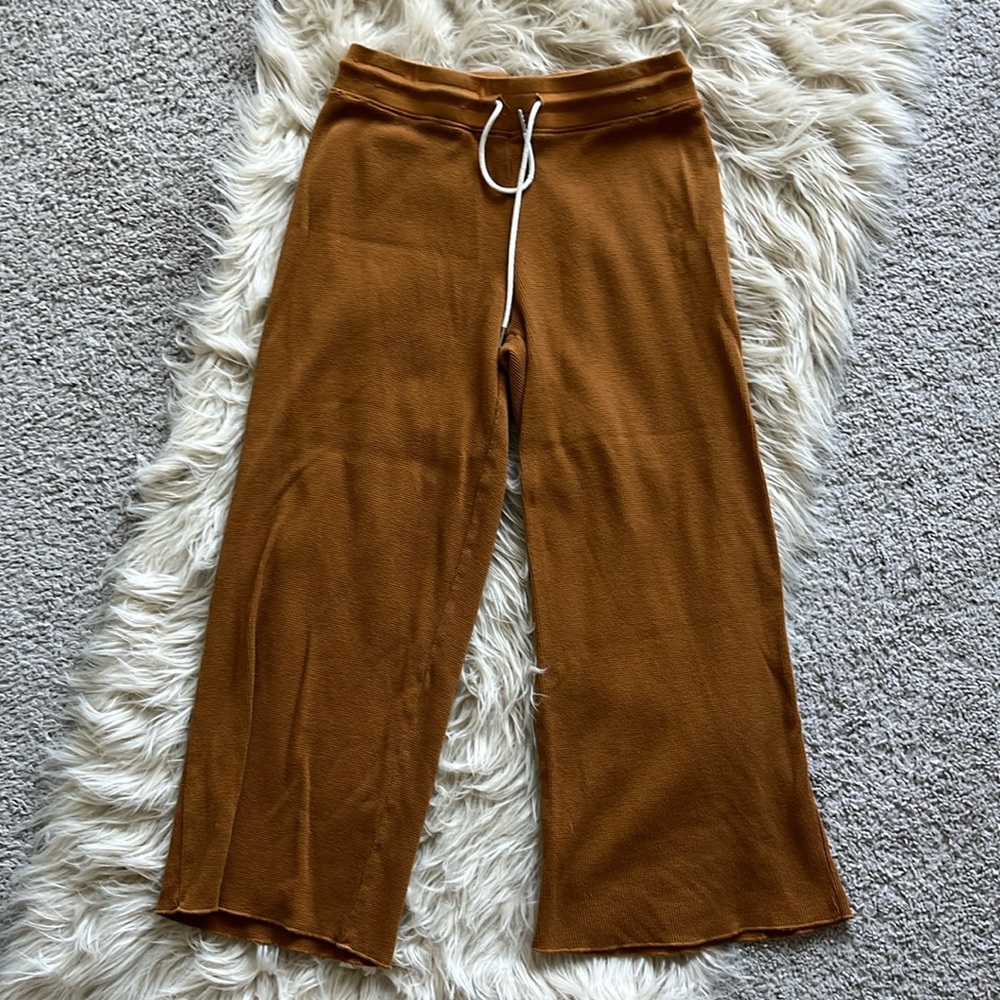 Organic Thermal Wide Leg Pant